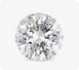 Round cut diamond