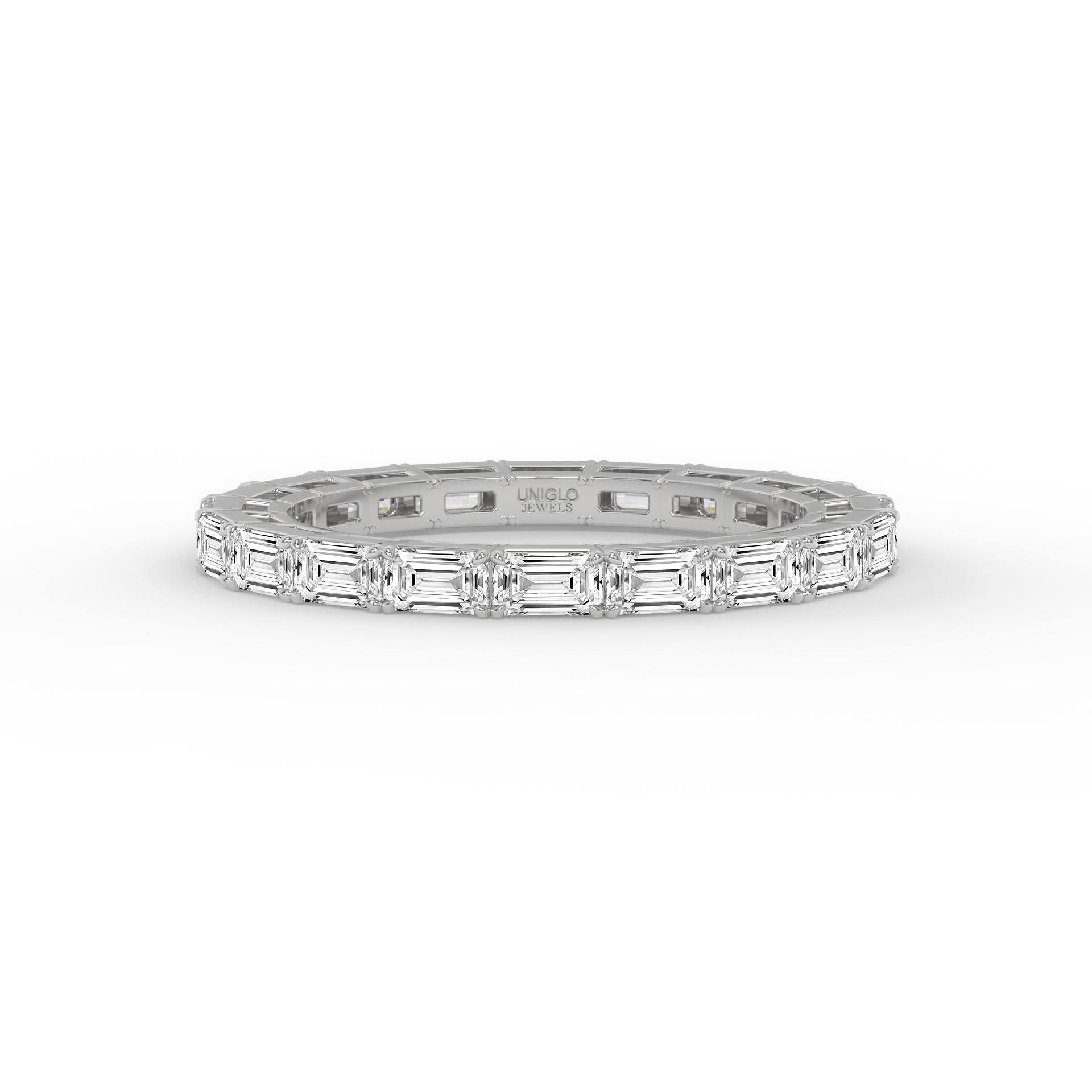 Maven Emerald Diamond Eternity Ring
