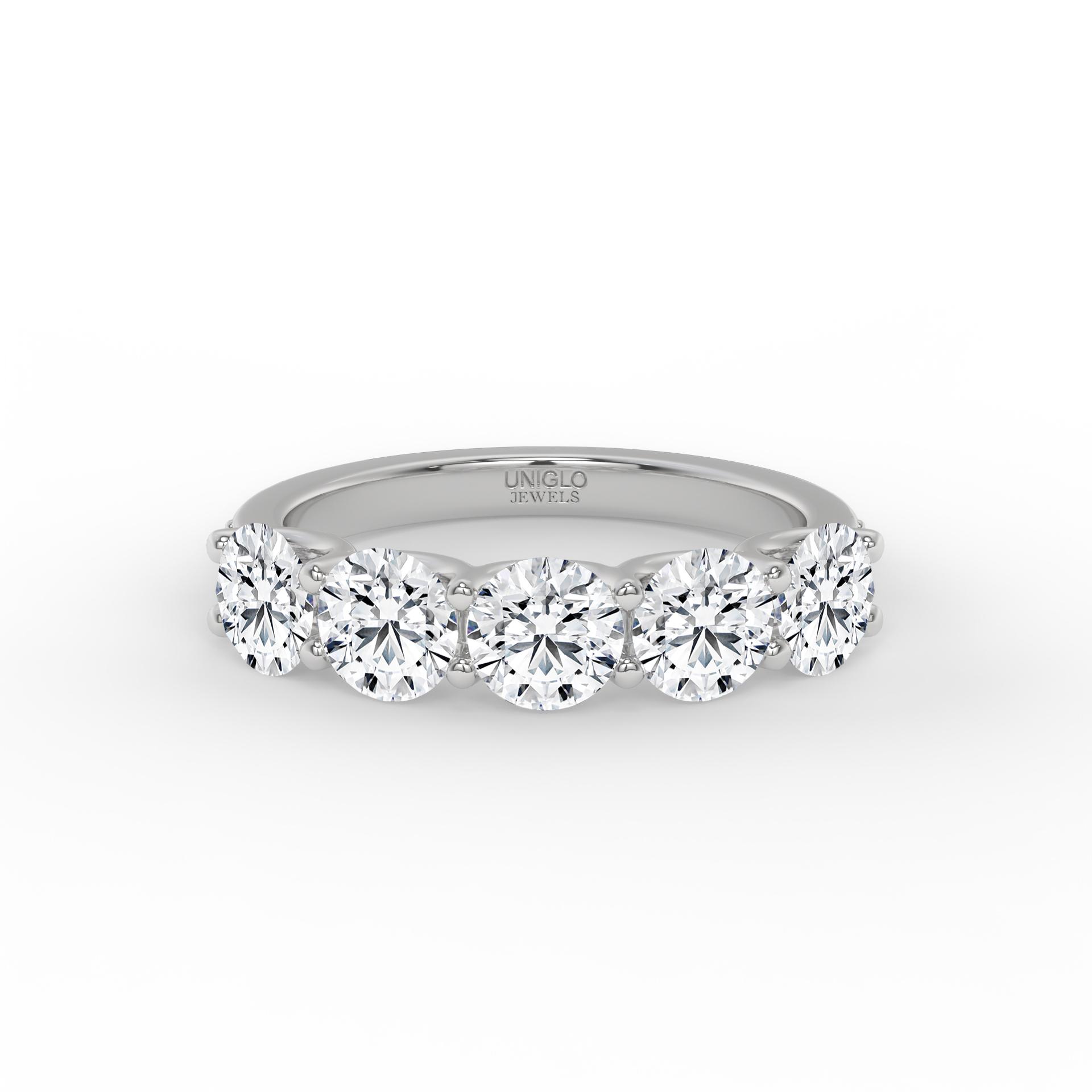 Camille Round Diamond Anniversary Band