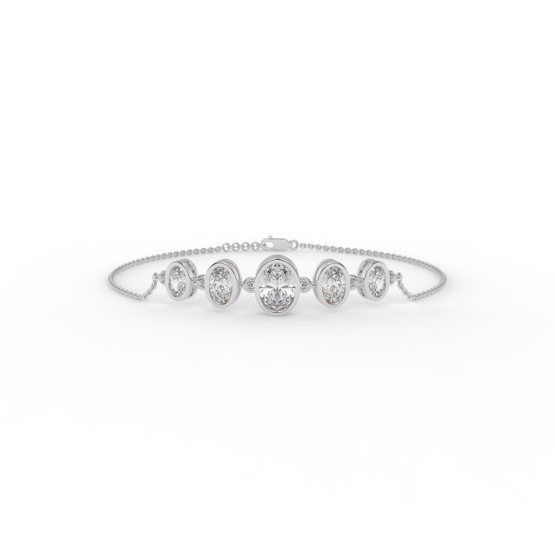 Sophie Oval Five Stone Fashion Bracelet
