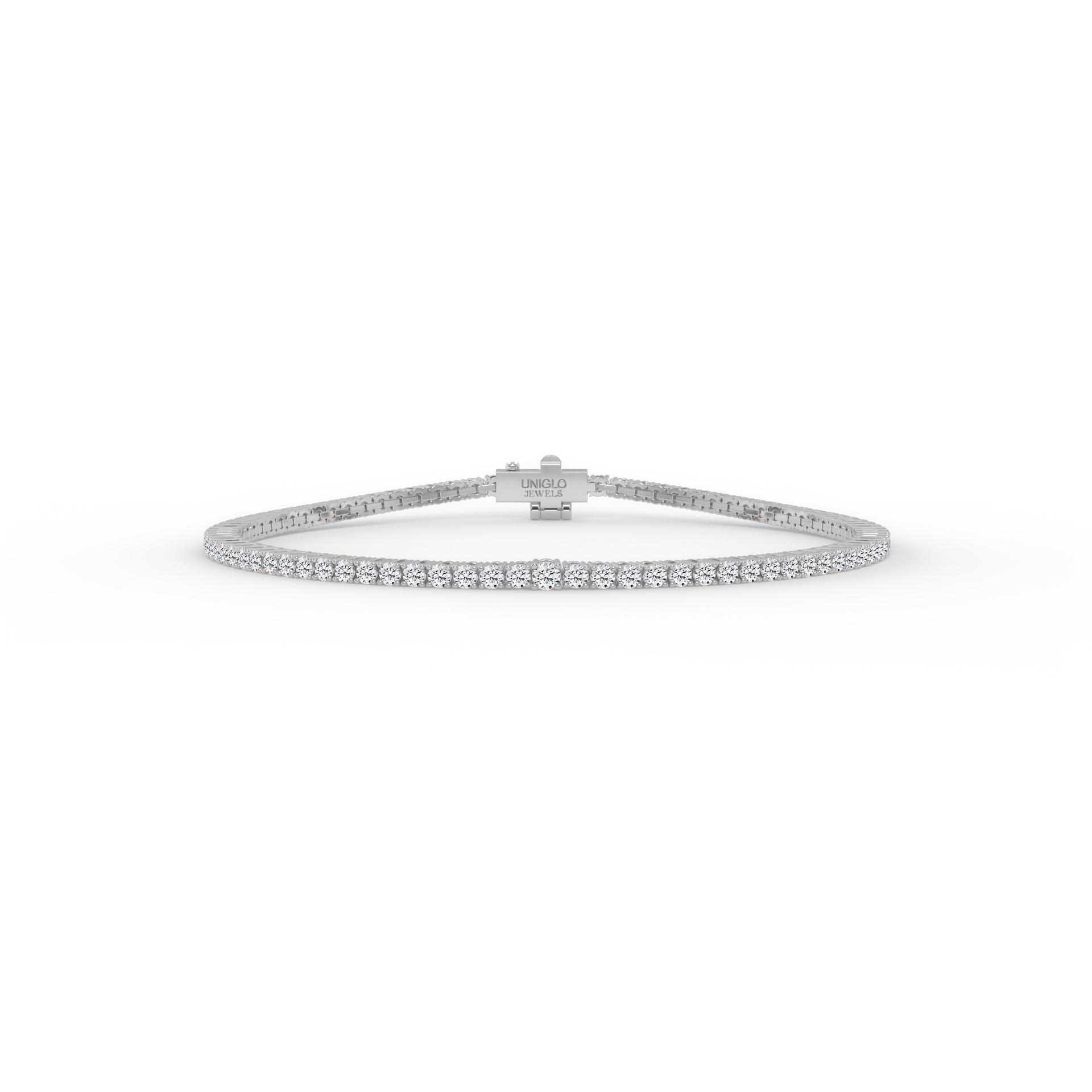 Cecily Round Diamond Tennis Bracelet