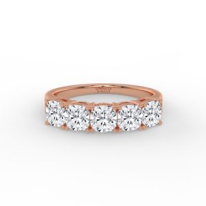 Cassia Cushion Diamond Anniversary Band