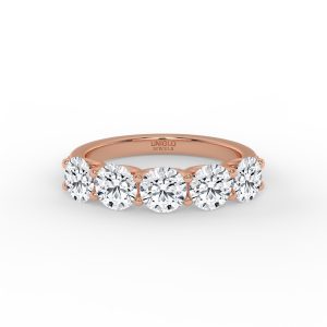 Camille Round Diamond Anniversary Band