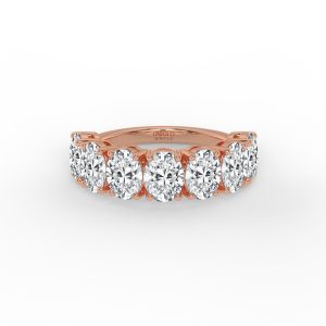 Blanca Oval Diamond Anniversary Band