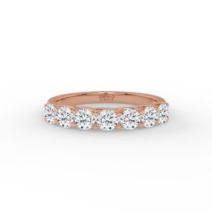 Leandra Round Diamond Anniversary Band
