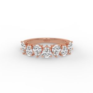 Juana Pear Diamond Anniversary Band