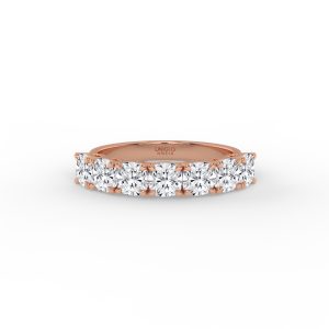 Belen Cushion Diamond Anniversary Band