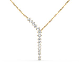 Cascade Lariat Diamond Fashion Necklace