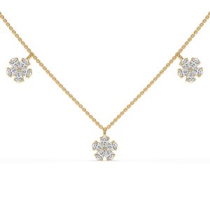 Elara Pear Diamond Fashion Necklace
