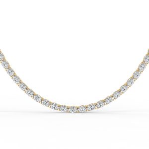 Eden Oval Diamond Tennis Necklace