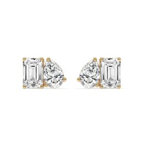 Double Delight Diamond Stud Earrings