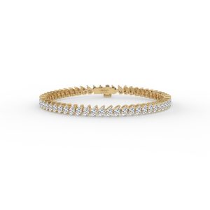 Lilac Pear Diamond Tennis Bracelet
