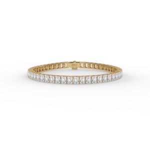 Celine Emerald Diamond Tennis Bracelet