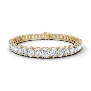 Celestia Oval Grace Tennis Bracelet