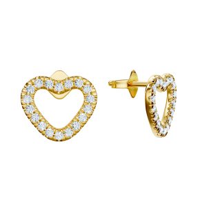 Heart Halo Earrings