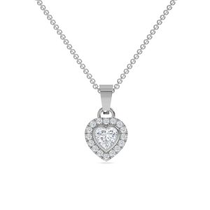 Heart Petal Flower Pendant