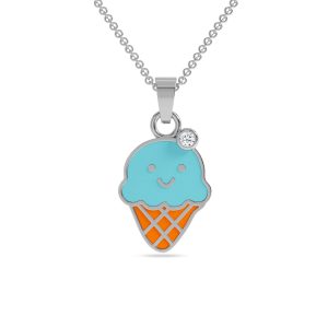 Smiley Ice Cream Pendant