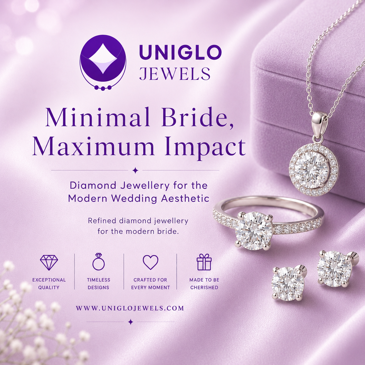 Minimal Bride, Maximum Impact: Diamond Jewellery for the Modern Wedding Aesthetic